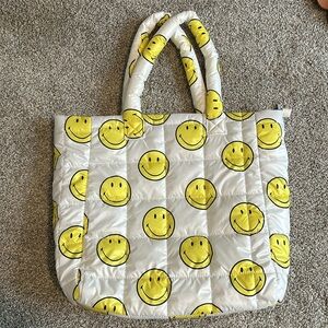 Gap × Smiley® Puffer Tote Bag